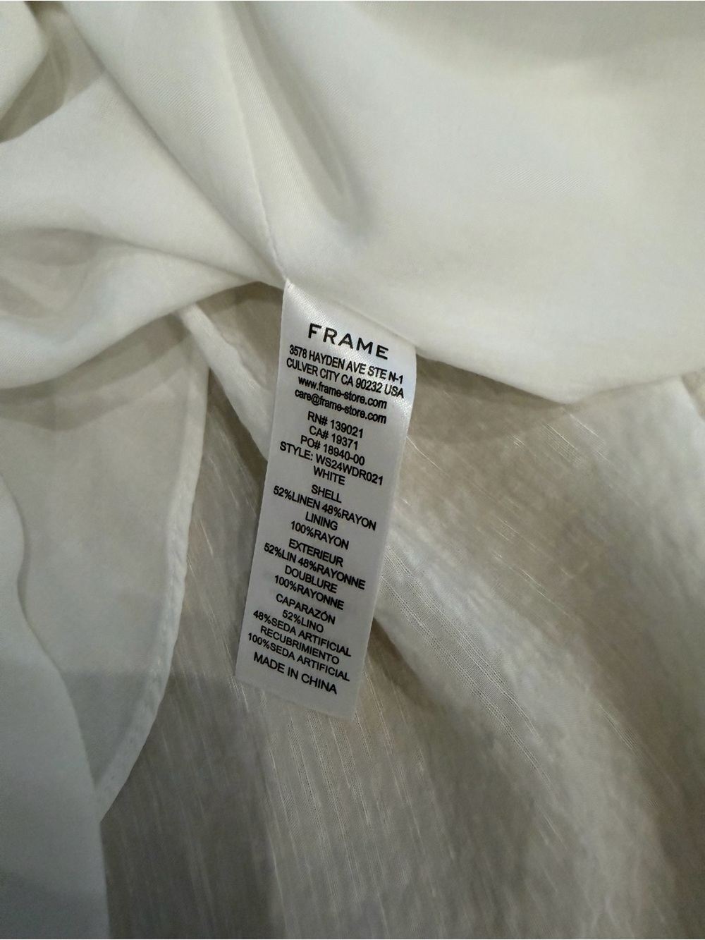 Sleeveless White Tiered Midi Dress - Picture 7 of 9